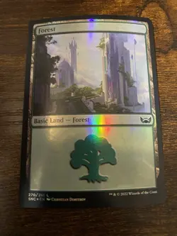 Forest | FOIL Basic Land 270/281 | Streets of New Capenna | MTG Magic Cards - Image 1