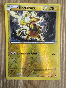 Electabuzz 42/122 XY Breakpoint REVERSE HOLO Pokemon NM - Image 1
