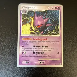 Pokemon TCG Gengar 18/100 Stormfront Non-Holo Card [World Championships 2009] - Image 1