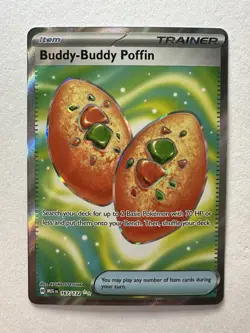 Pokemon TCG Mega Evolution Buddy-Buddy Poffin 167/132 English NM - Image 1