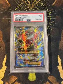 Pokemon M Gyarados EX 115/122 Breakpoint Full Art PSA 5 - Image 1