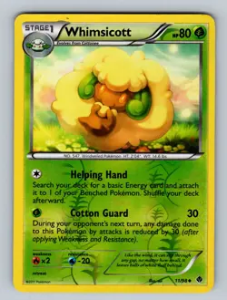 Whimsicott (11) 11/98 Reverse Holo Emerging Powers NM - LP Pokemon TCG - Image 1