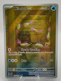 Pokemon TCG Wimpod Paradox Rift 191/182 Holo Illustration Rare Card - Image 1