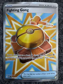 Pokemon TCG Mega Evolutions Trainer Fighting Gong Ultra Rare 168/132 NM - Image 1