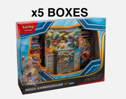 x5 Pokemon Mega Kangaskhan ex Boxes New Factory Sealed Lot Bundle SHIPS NOW - Image 1