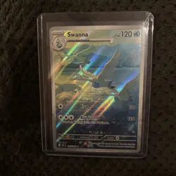 Pokemon TCG White Flare Swanna Illustration Rare Card 110/086 NM Condition - Image 3