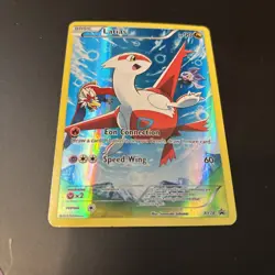 Pokemon Latias TCG XY78 Full Art Black Star Holo Promo Card LP Condition - Image 1
