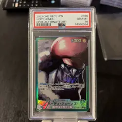 One Piece Wings of the Captain Hody Jones Alt Art Leader OP06-020 Japanese PSA - Image 1