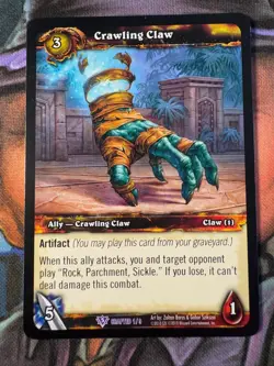 World of Warcraft TCG Promo Crafted 1/9 Crawling Claw - Image 1