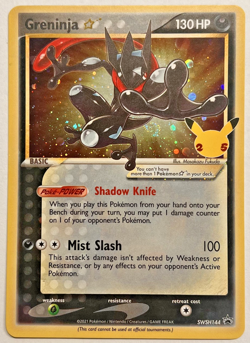 Pokemon Greninja Star SWSH144 | SWSH: Sword & Shield Promo Cards SWIRL - Image 1