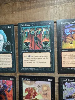 Magic The Gathering Lot Alliances Black LP X10 Cards - Image 4