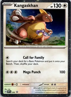 Kangaskhan (Cosmos Holo) SV: Scarlet & Violet Promo Cards 202 NM - Image 1