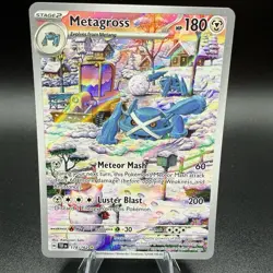 Pokemon TCG Metagross 178/162 Pokemon Temporal Forces Illustration Rare Card NM - Image 1