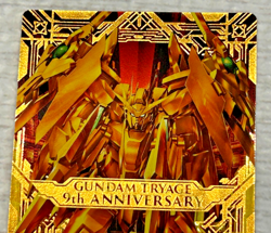 Gundam Try Age Card Holo Rare Gundam 00 DIVER ACE BANDAI JAPAN Mint Condition - Image 3