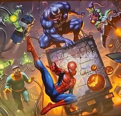 MTG Marvel Spider-Man Scene Art Series Full Complete 6 Card Set SPE Collectible - Image 1