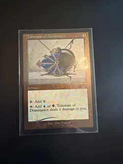 Talisman of Dominance (Retro Frame) (Foil Etched) Secret Lair Drop Foil - Image 1