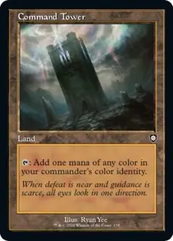 Command Tower (Retro Frame) Commander: The Brothers' War LP 178 - Image 1
