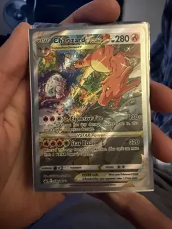Pokemon TCG Mixed Lot Charizard VSTAR VMAX V, Gengar VMAX, Blastoise EX, Mew EX - Image 1