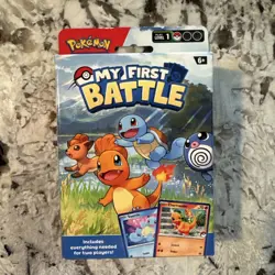 Pokemon My First Battle Two Mini Starter Decks Charmander & Squirtle Sealed New 820650852534 - Image 1