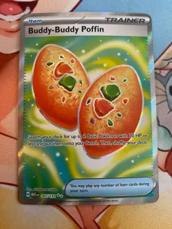 Pokemon TCG Trainer Buddy-Buddy Poffin 167/132 Mega Evolution NM - Image 1