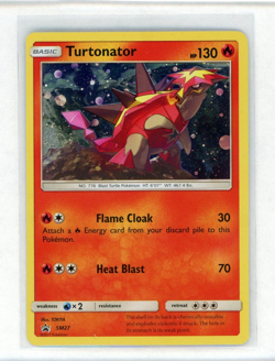 Pokemon TCG Sun & Moon Turtonator SM27 Holo Promo 💫GOD SWIRL💫 - Image 2