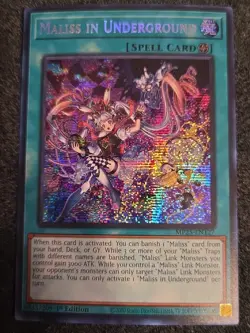 1x (M/NM) Maliss in Underground MP25-EN127 Prismatic Secret Rare 1st Ed. Yugioh - Image 1