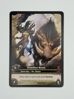World of Warcraft TCG Gladiators 125/208 Extended Art Gladiator Boum - Image 1