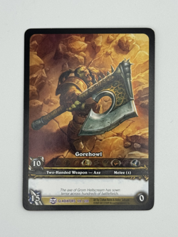World of Warcraft TCG Gladiators 178/208 Extended Art Gorehowl - Image 1