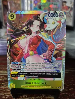 Bandai One Piece Card Game Boa Hancock OP14-112 SR Holo Azure Sea's Seven - Image 1