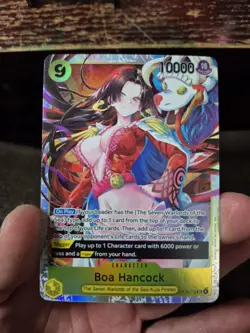 Bandai One Piece Card Game Boa Hancock OP14-112 SR Holo Azure Sea's Seven - Image 3