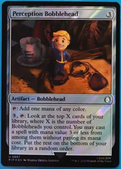 Perception Bobblehead (Surge 667) FOIL Fallout MINT Surge CARD (471311) ABUGames - Image 1