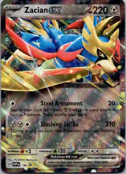 Zacian ex - Promo SV: Scarlet & Violet Promo Cards 198 NM - Image 1