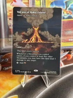 Volcano of Roku's Island - Valakut, the Molten Pinnacle (Borderless) Avatar: The - Image 1