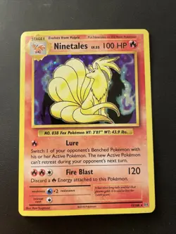 Ninetales - 15/108 - Pokemon Evolutions XY Reverse Holo Rare Card NM - Image 1