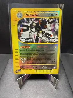 Magneton [Reverse Holo] #22 Pokemon Aquapolis LP - Image 1