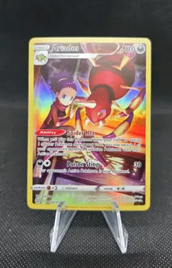 Ariados TG09/TG30 SWSH Brilliant Stars Trainer Gallery Holo Pokemon TCG - Image 1
