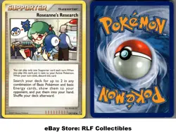 2007 Pokemon, D&P Secret Wonders, #125/132 Roseanne's Research, Uncommon (b) - Image 1