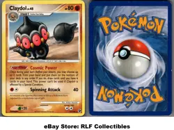 2008 Pokemon, D&P Great Encounters, #15/106 Claydol, Rare - Image 1