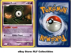 2008 Pokemon, D&P Great Encounters, #57/106 Unown G, Uncommon - Image 1