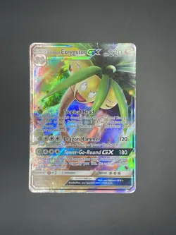 Pokemon TCG Alolan Exeggutor GX 74/111 Sm-Crimson Invasion Holo (Mp) - Image 3