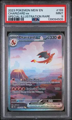 2023 POKEMON MEW EN-151 #199 CHARIZARD EX SPECIAL ILLUSTRATION RARE - Image 1