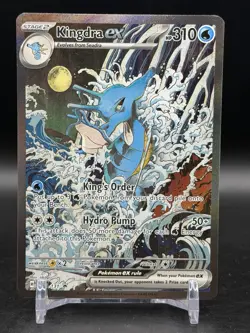 Pokemon TCG Scarlet and Violet Black Star Promo Kingdra EX 131 NM - Image 1