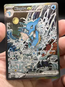 Pokemon TCG Scarlet and Violet Black Star Promo Kingdra EX 131 NM - Image 3