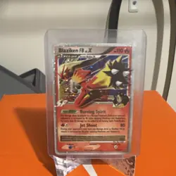Pokemon Blaziken FB Lv.X Supreme Victors rare holo Level Up 142/147 110 HP - Image 1