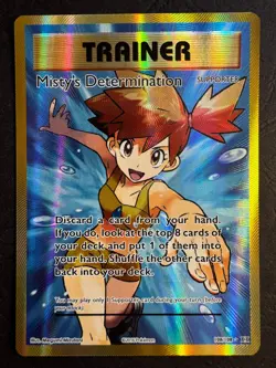 Misty's Determination 108/108 Full Art Trainer Pokemon XY Evolutions Near Mint - Image 1