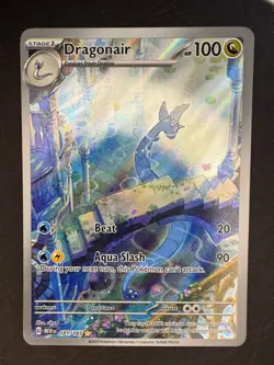 Dragonair 181/165 Illustration Rare Pokemon Scarlet & Violet 151 Near Mint - Image 1