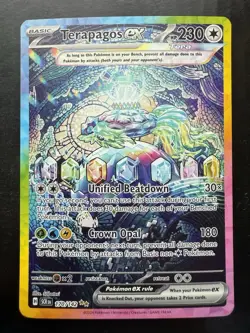 Pokemon Special Illustration Terapagos ex 170/142 Sv07: Stellar Crown Holo (NM) - Image 1