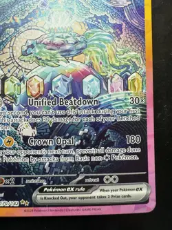 Pokemon Special Illustration Terapagos ex 170/142 Sv07: Stellar Crown Holo (NM) - Image 5