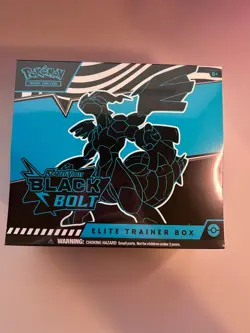 Pokemon Black Bolt Elite Trainer Box Sealed In Hand - Image 1