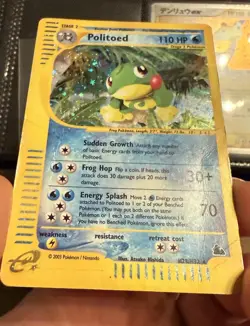 Pokemon Card TCG Politoed #H23 Pokemon Skyridge Rare Holo [MP] WOTC - Image 5